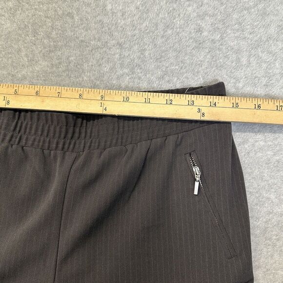 Chico's Women’s Size 0 Small Pull On Pants‎ Elastic Waist Casual Stripes Pockets - Picture 3 of 11